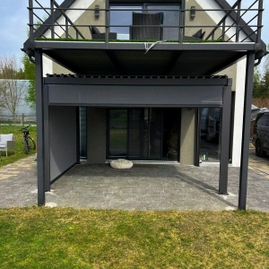 Pergola Nordvic Skyline 3x4 z roletami 3m i 4m